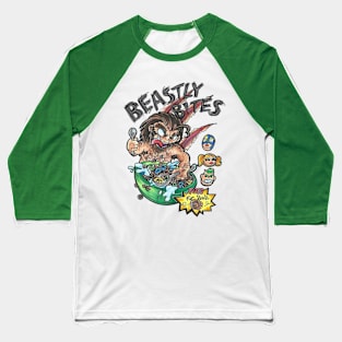 BEASTLY BITES Baseball T-Shirt